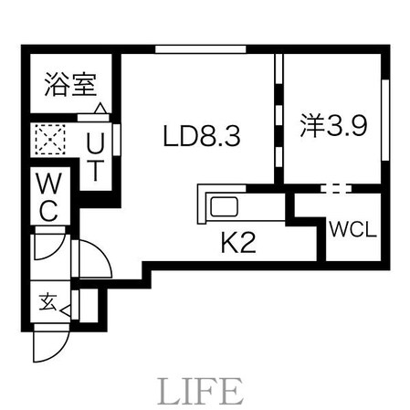 L’eclaireurの物件間取画像